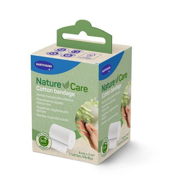 NATURE CARE BANDE EN COTON 6*5 CM 1