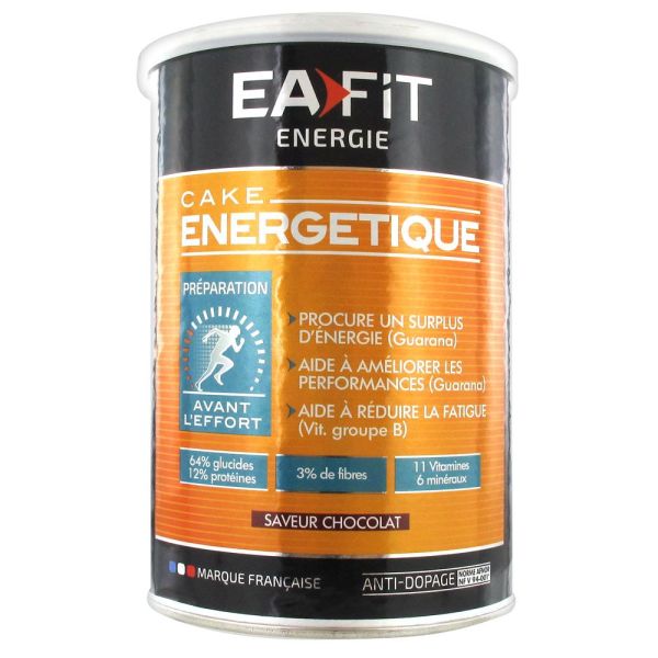 Eafit Énergie Cake Énergétique Chocolat 400 g