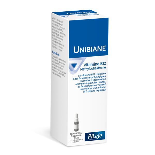 Pilège Unibiane Vitamine B12 Flacon spray 20 ml