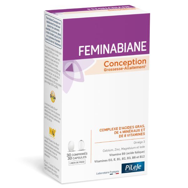 Pilège Feminabiane Conception 30 comprimés et 30 capsules