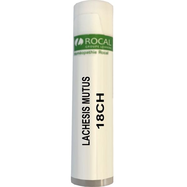 Lachesis mutus 18ch dose 1g rocal