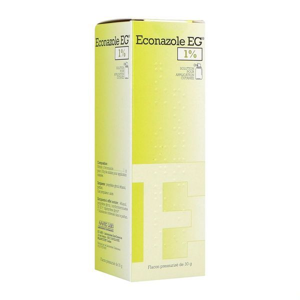 Econazole Eg 1 % Solution Pour Application Cutanee 30 G En Flacon Pressurise