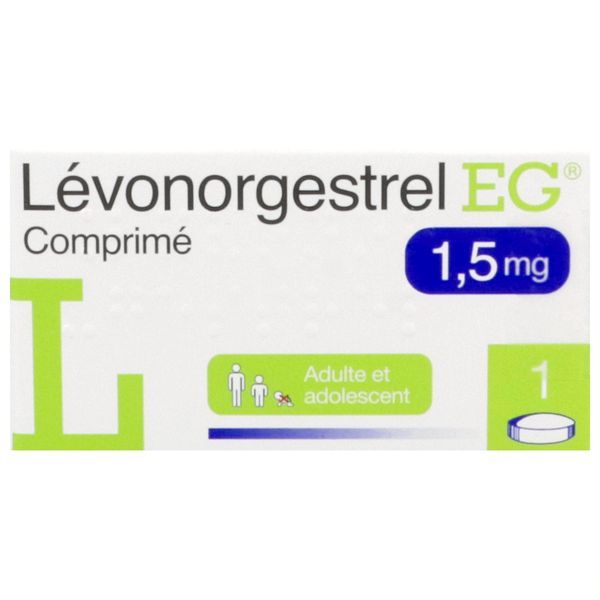 LEVONORGESTREL EG 1,5 mg comprimé