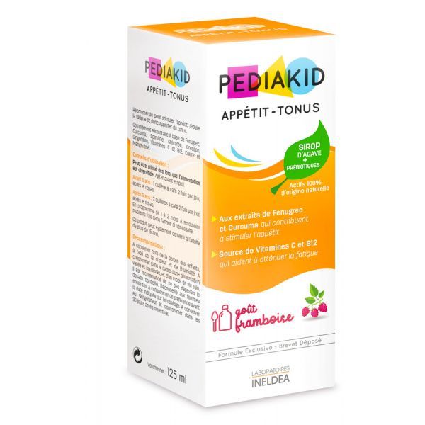 PEDIAKID® Gommes Immunité - Pilulier de 60 oursons - Goût framboise.
