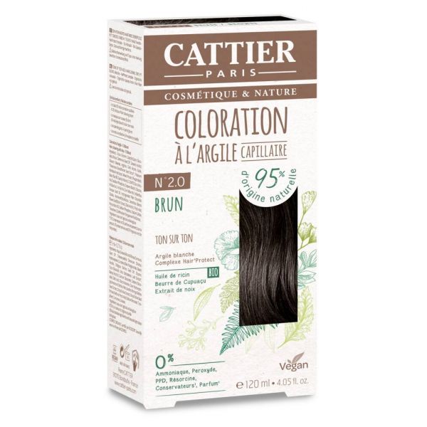 Cattier Teinture 2.0 Brun - 120 ml