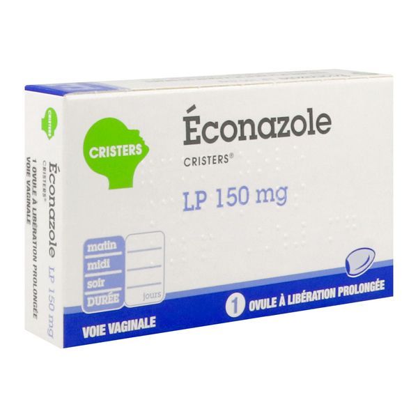 Econazole Cristers Lp 150 Mg Ovules A Liberation Prolongee