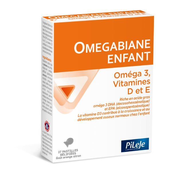 Pilège Omegabiane Enfant 27 pastilles gélifiées