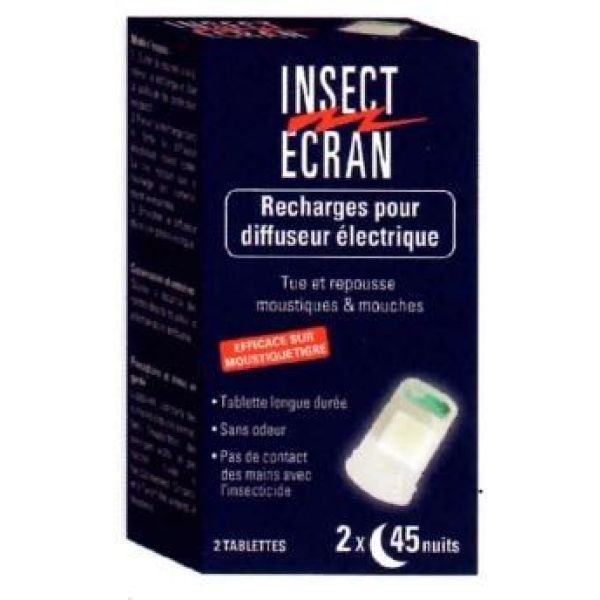 Insect Ecran Recharges Diffuseur Electrique Tablette Boite 2