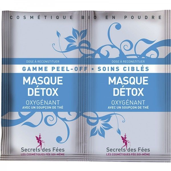 Secrets des fées - Masque détox oxygénant BIO - sachet 2 doses de 8 g