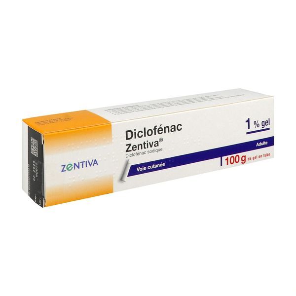 DICLOFENAC ZENTIVA 1 % gel 100 g en tube