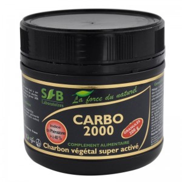 SFB Laboratoires - Carbo 1000, charbon végétal activé poudre - pot 150 g