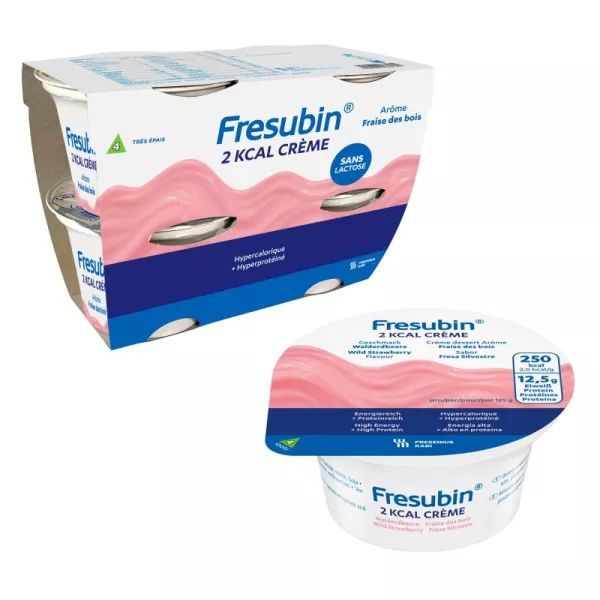 Fresubin 2 Kcal Creme Sl Arome Fraise Des Bois Pot 200 G 4