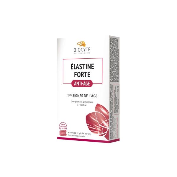 Biocyte Elastine Forte Elasticité de la Peau 40 Comprimés