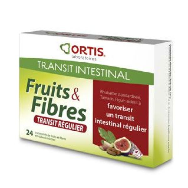 ORTIS FRUITS & FIBRES TRANSIT REGULIER CUBE BOITE DE 12