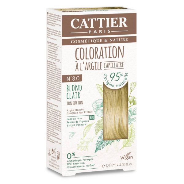 Cattier Teinture 8.0 Blond clair - 120 ml