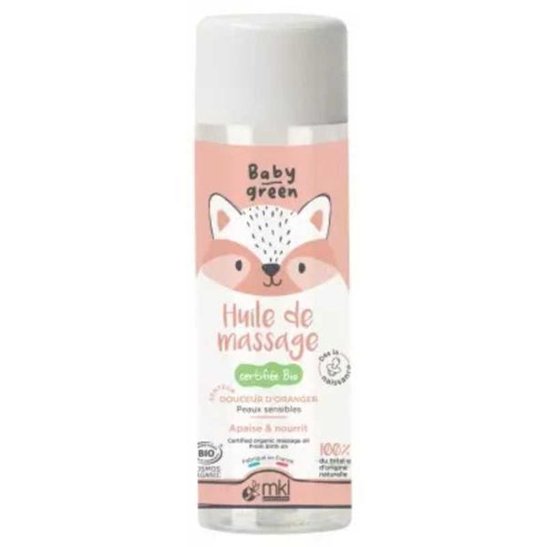 Mkl Huile Massage Bebe Bio 100Ml