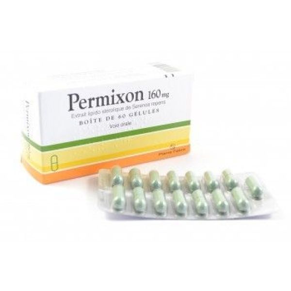 Permixon 160 Mg (Extrait Lipido Sterolique De Serenoa Repens) Gelules Sous Plaquettes Thermoformees B/60 (cz)