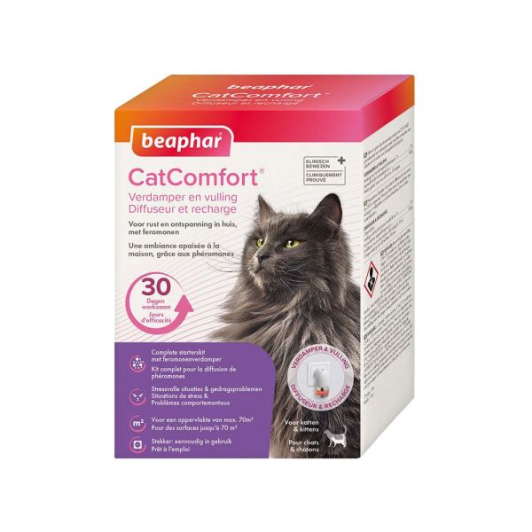 Beaphar Catcomfort Diffuseur Et Recharge Aux Pheromones Pour Chats Et Chatons