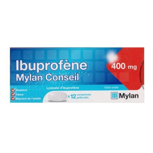 Ibuprofene Viatris Conseil 400 Mg Comprime Pellicule B/12