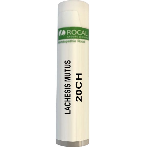 Lachesis mutus 20ch dose 1g rocal