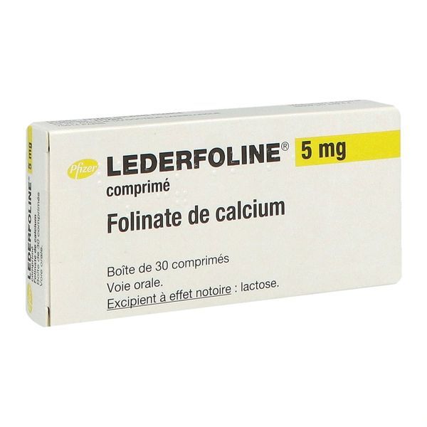 Lederfoline 5 Mg (Folinate De Calcium) Comprimes B/30