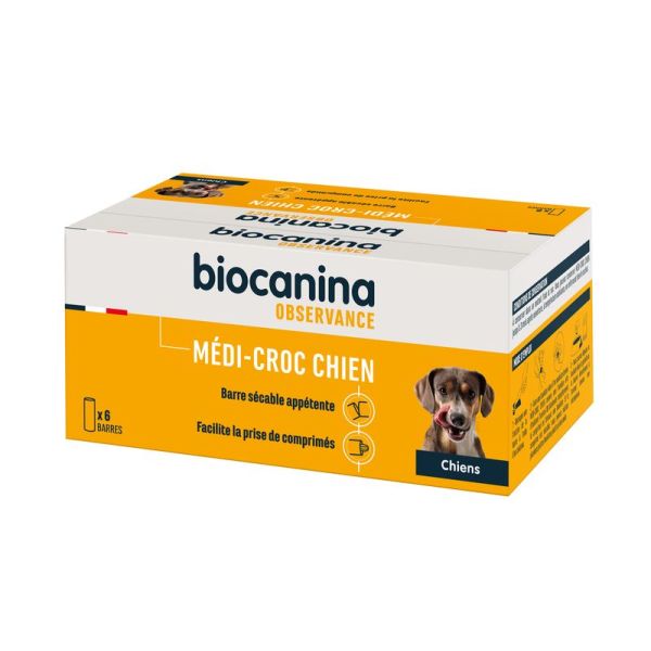 Biocanina Médi-Croc Chien Barre Sécable Appétente 6 x 25 g