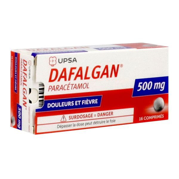 DAFALGAN 500 mg (paracétamol) comprimés B/16