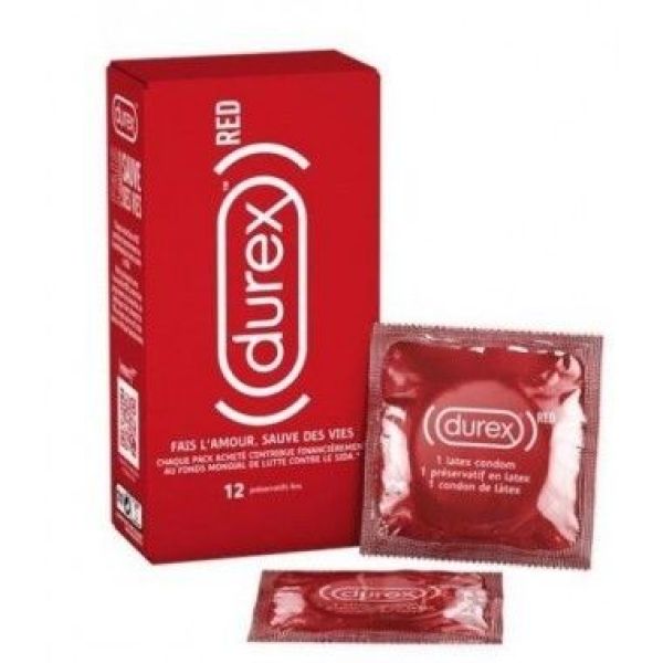 Durex Red Boite 12 préservatifs