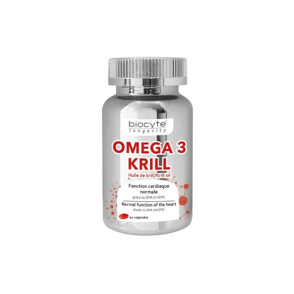 Biocyte Longevity Omega 3 Krill 45 Capsules