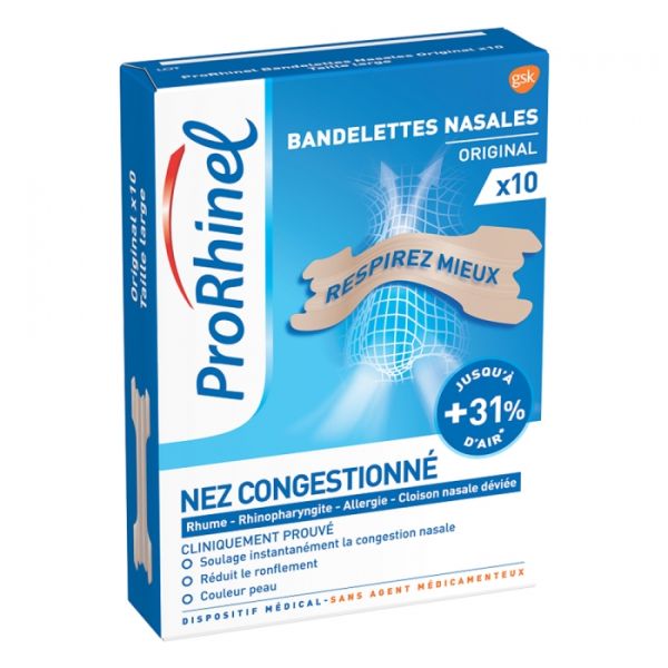 Prorhinel bandelettes original x 10