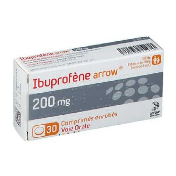 IBUPROFENE ARROW 200 mg comprimés enrobés B/30