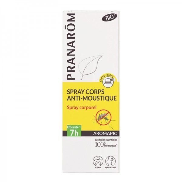 Spray corps anti-moustiques Pranarom Bio Aromapic