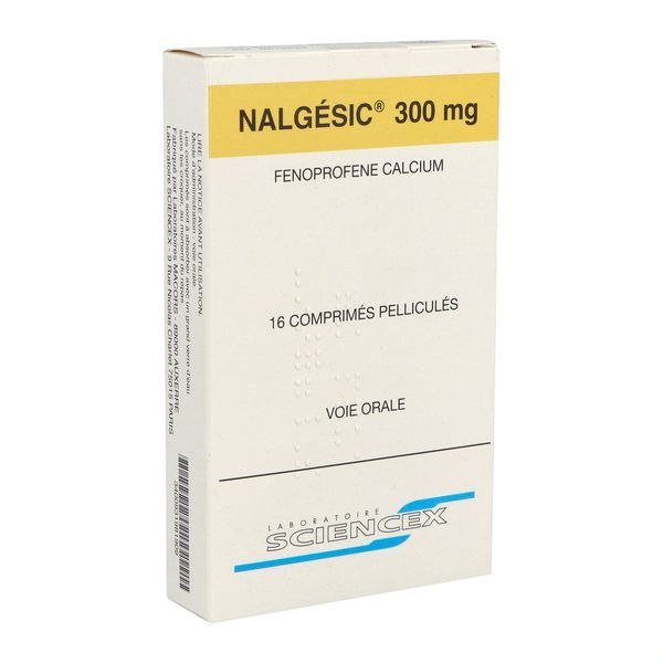 NALGESIC 300 mg (fenoprofene calcium) comprimes pellicules B/16