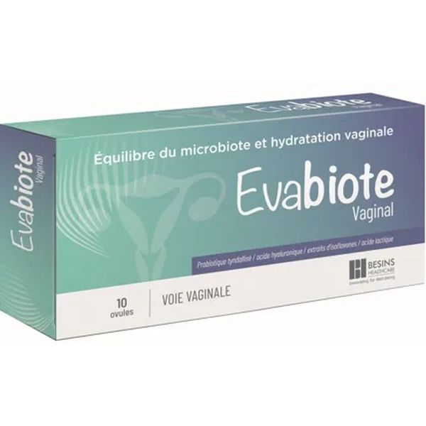 EVABIOTE VAGINAL OVULE BOITE 10