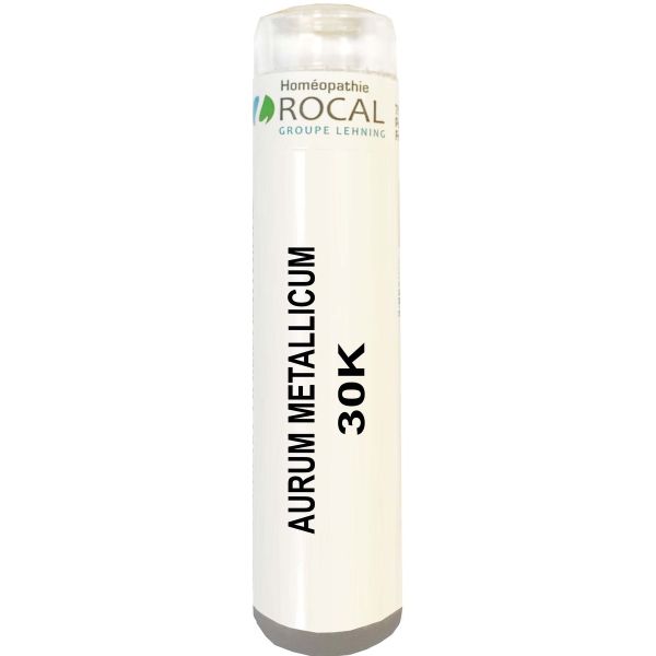 AURUM METALLICUM 30K TUBE GRANULES 4G ROCAL