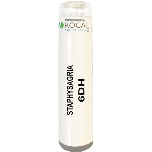 Staphysagria 6dh tube granules 4g rocal