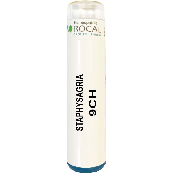 STAPHYSAGRIA 9CH TUBE GRANULES 4G SACCHAROSE PUR ROCAL