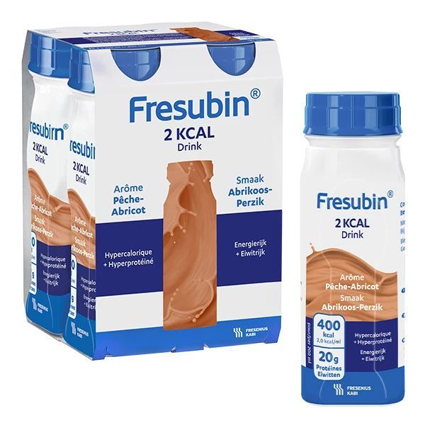 Fresubin 2Kcal Drink Arome Peche/Abricot Sol Buv Bouteille 200 Ml Bt 4