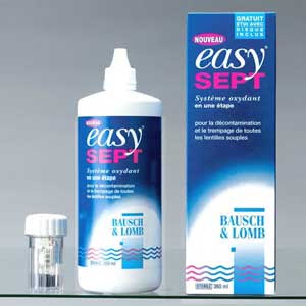 Bausch & Lomb Easysept Peroxyde D'Hydrogene Solution Sterile De Decontamination Pour Lentilles Flacon 360 Ml 1