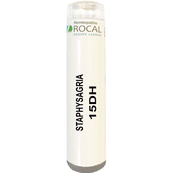 Staphysagria 15dh tube granules 4g rocal