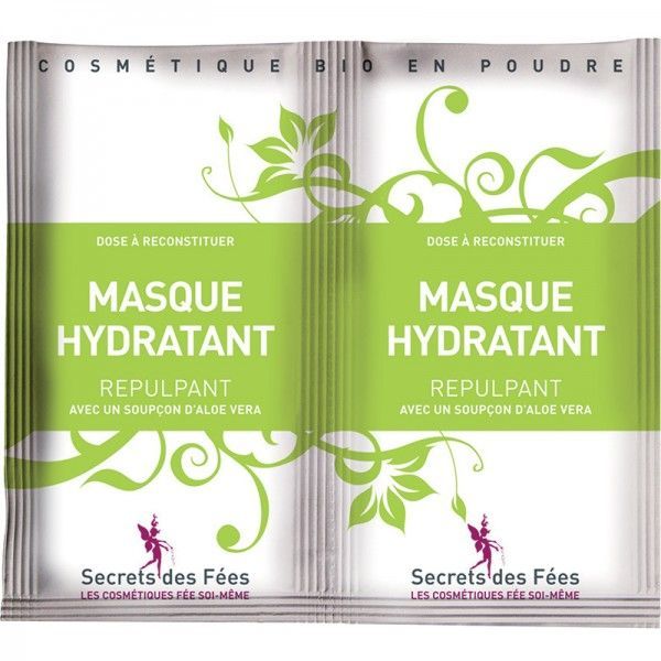 Secrets des fées - Masque hydratant repulpant BIO - sachet 2 doses de 4,5 g