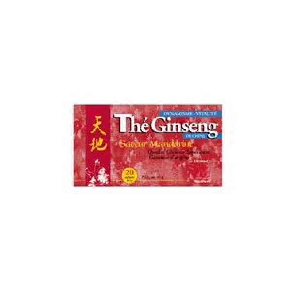 DAYANG THE DE CHINE THE GINSENG BOITE DE 20 SACHETS