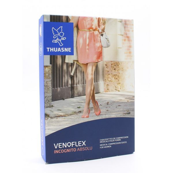 Venoflex Incognito Absolu Classe 2 Chaussette Bronze Long T3 2