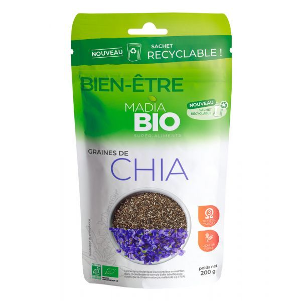 Graines de Chia Bio - Sachet de 200g