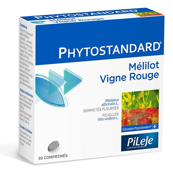 Pilège Phytostandard® - Mélilot / Vigne Rouge 30 comprimés