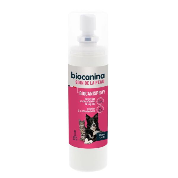 Biocanispray Biocanina Chlorhexidine Sol Ext Flacon 100 Ml 1