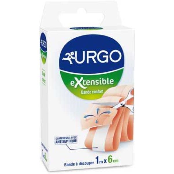 Urgo Pansement Multi Extensible - Sans Antiseptiques Bande 1M*6Cm 1