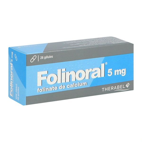 Folinoral 5 Mg (Folinate De Calcium Pentahydrate) Gelules B/28