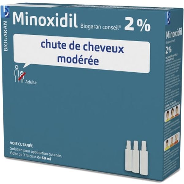 Minoxidil Biogaran Conseil 2 % Solution Pour Application Cutanee B/180