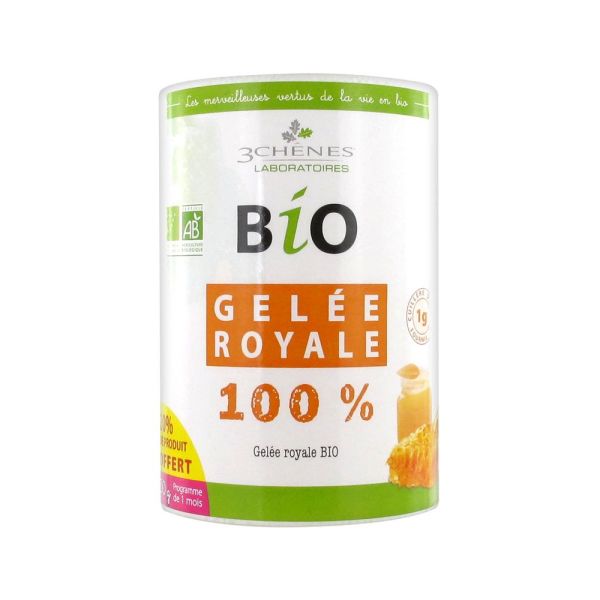 Les Trois Chenes - Gelée royale BIO - pot 30 g